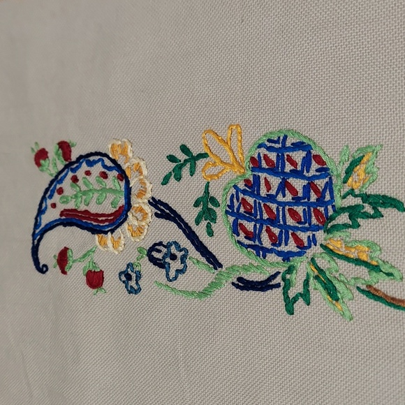 Beautiful Embroidery runner, Hand made(InvS112) - Picture 5 of 7